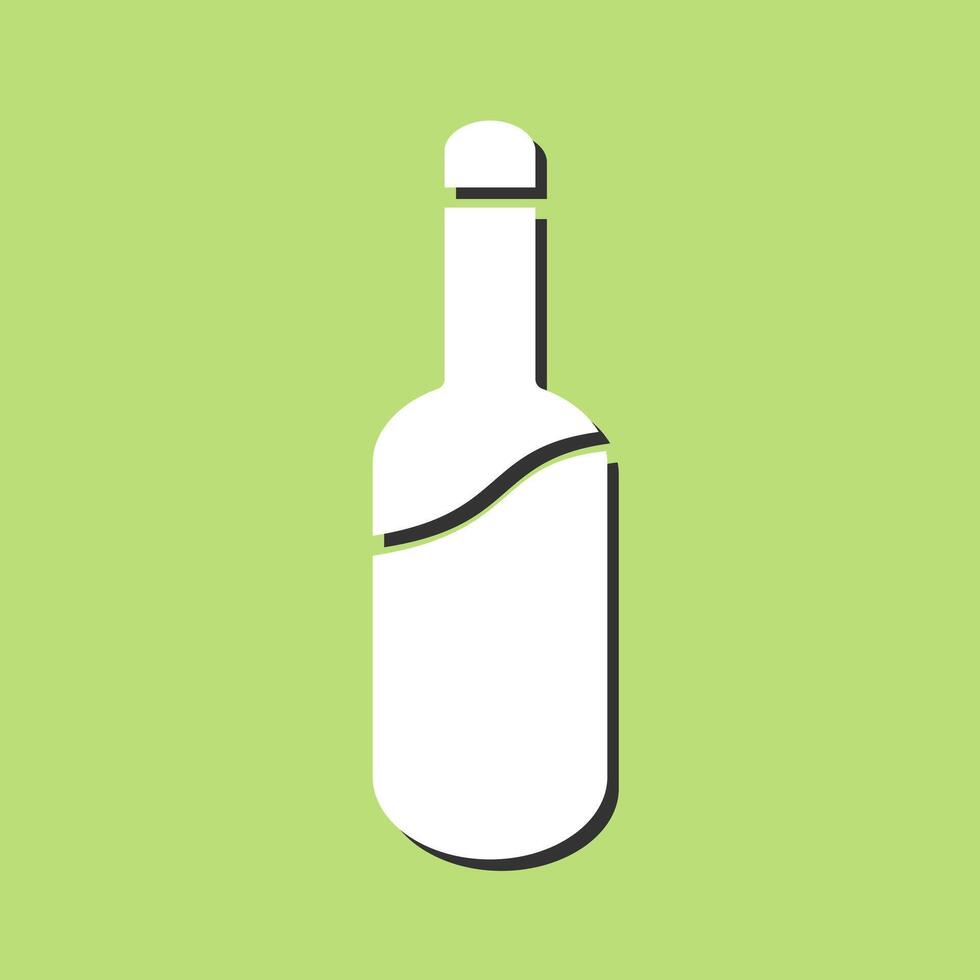 icono de vector de botella de champán