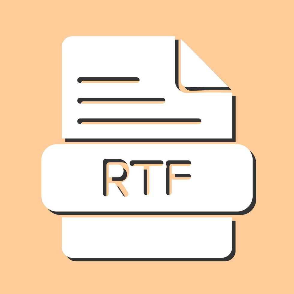 RTF Vector Icon