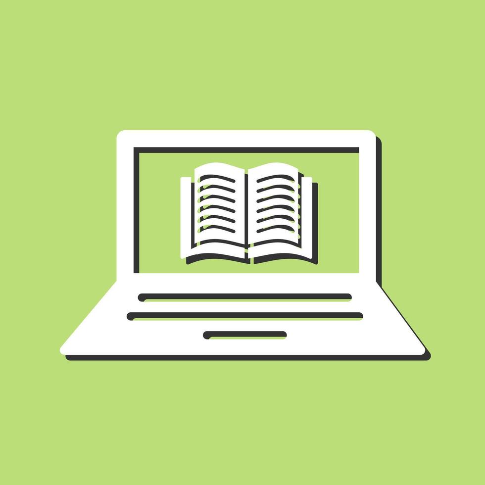 Online Books Vector Icon