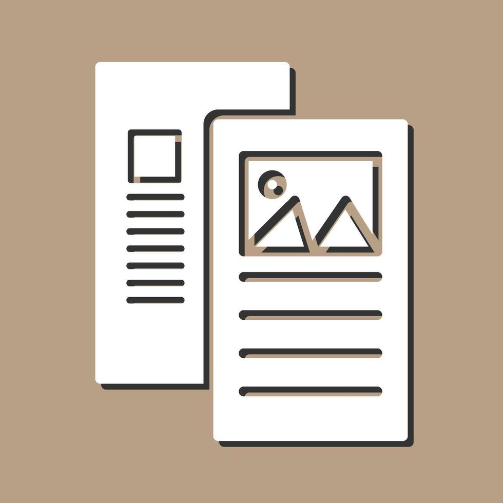 Brochure Vector Icon