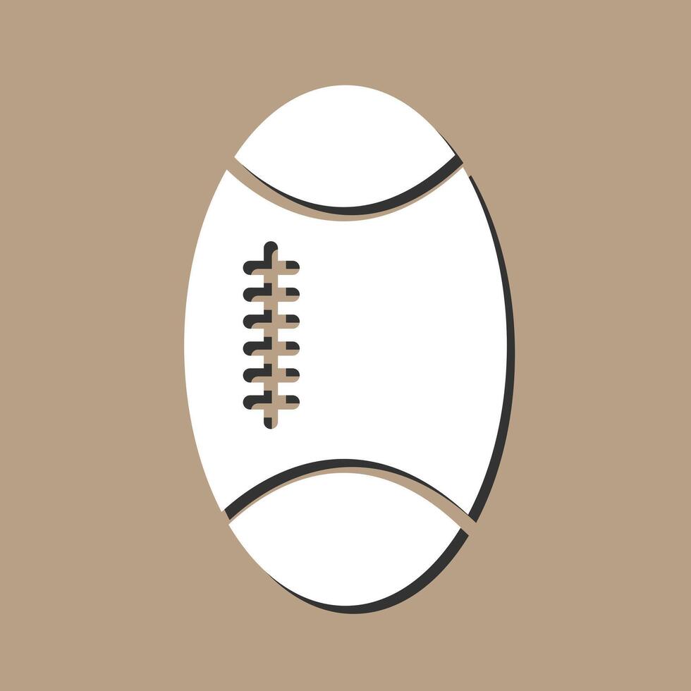 icono de vector de rugby