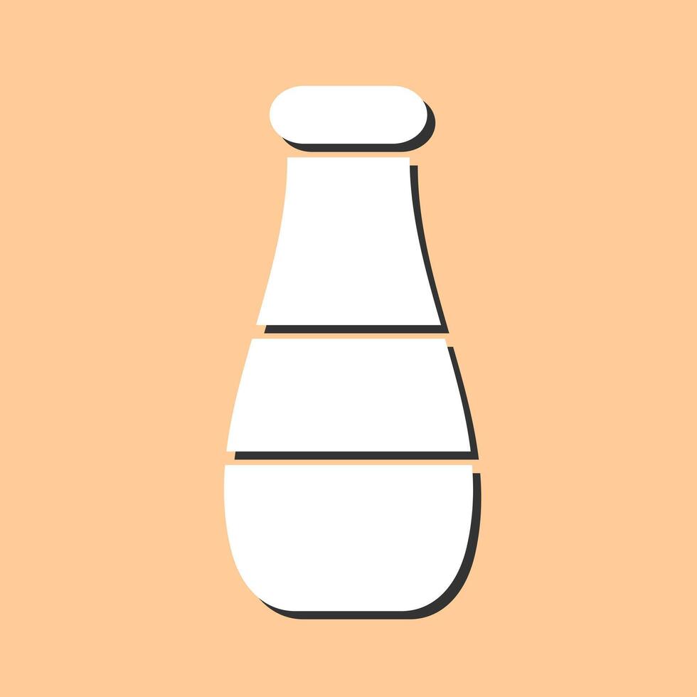 icono de vector de botella de leche