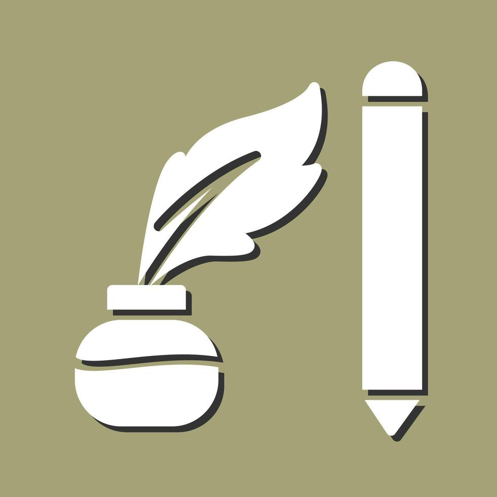 Writing Equipment Vector Icon