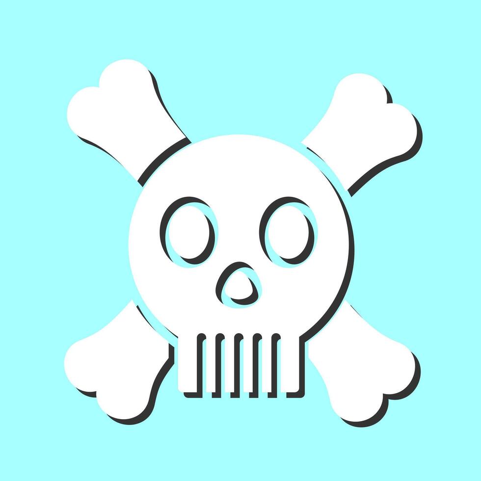 icono de vector de signo de muerte