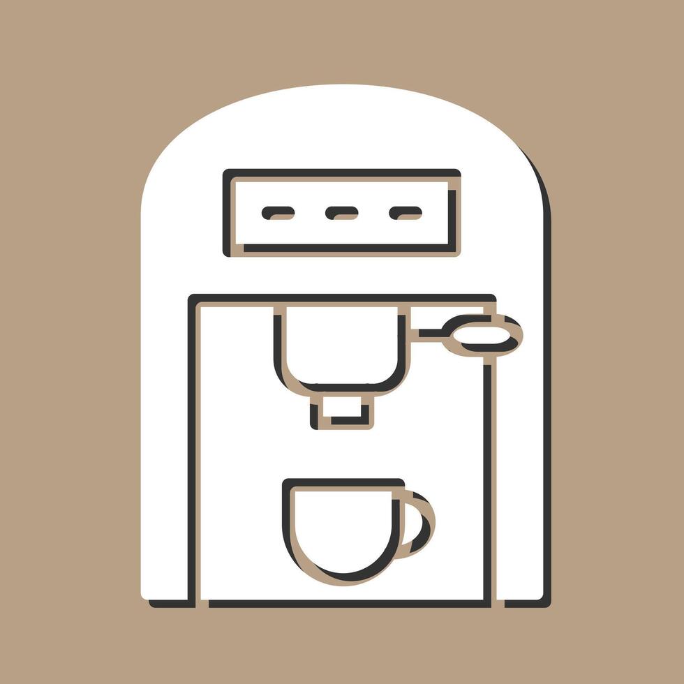 Coffee Machine II Vector Icon