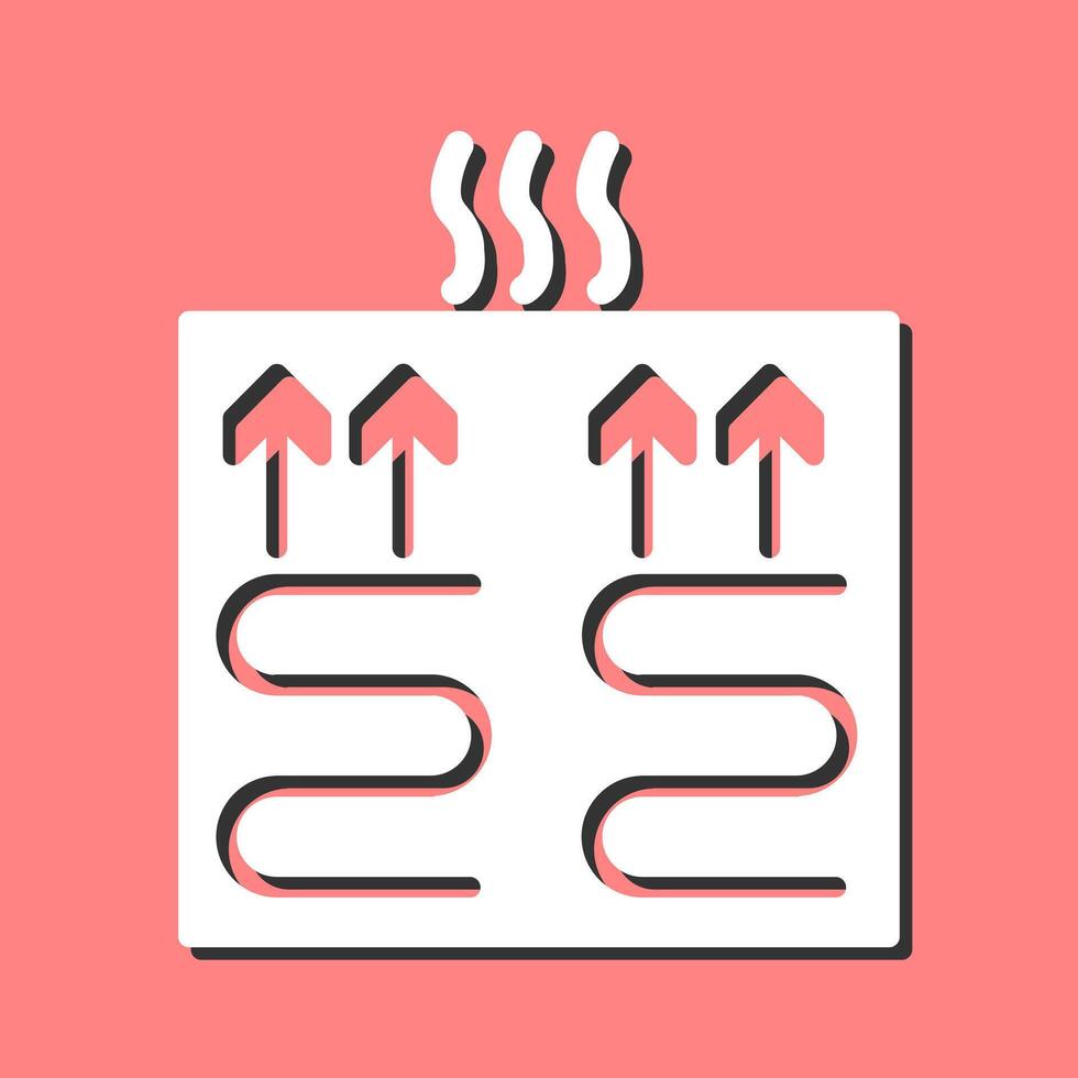 Underfloor Heating Vector Icon