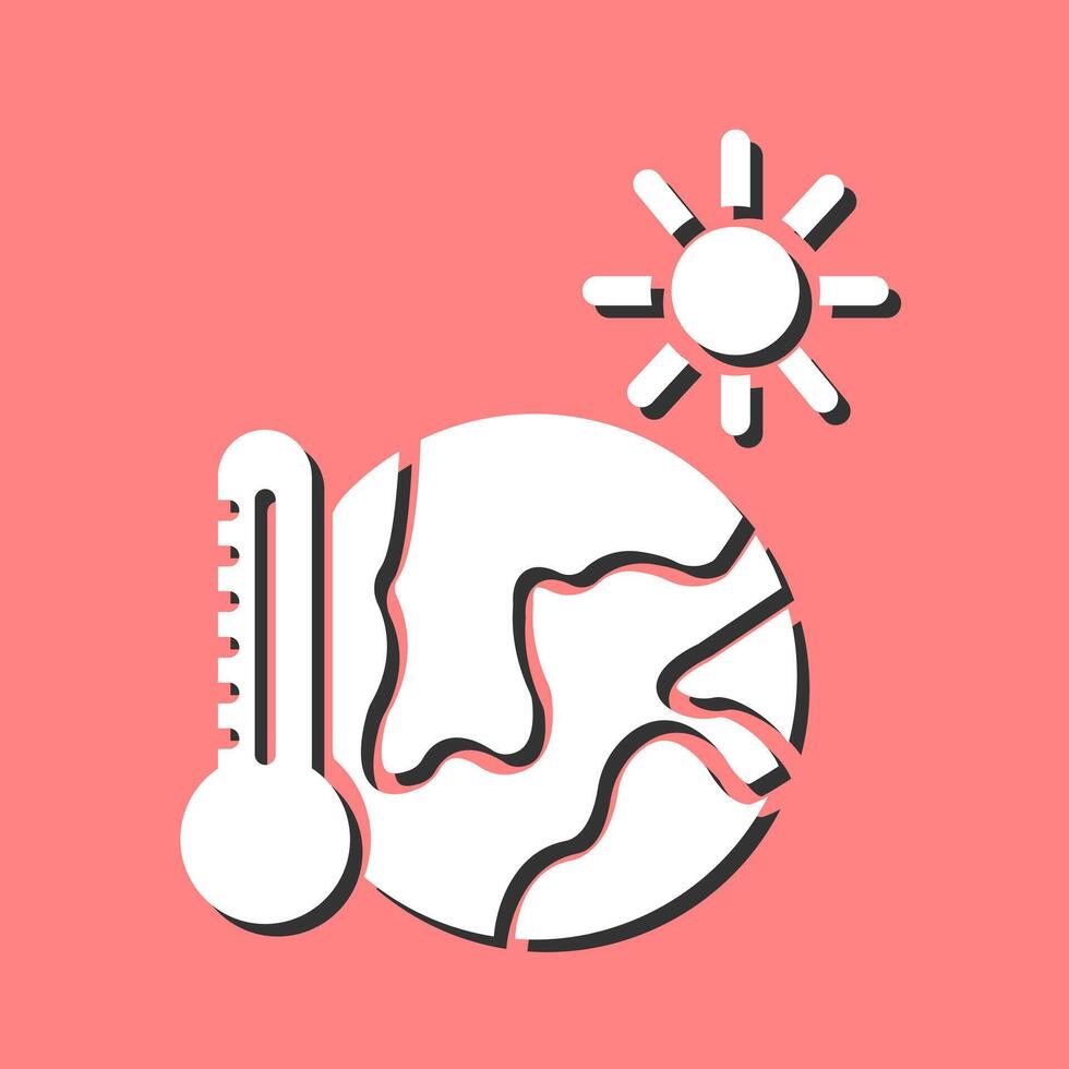 icono de vector de temperatura