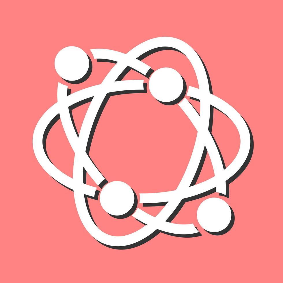 Atomic Structure Vector Icon