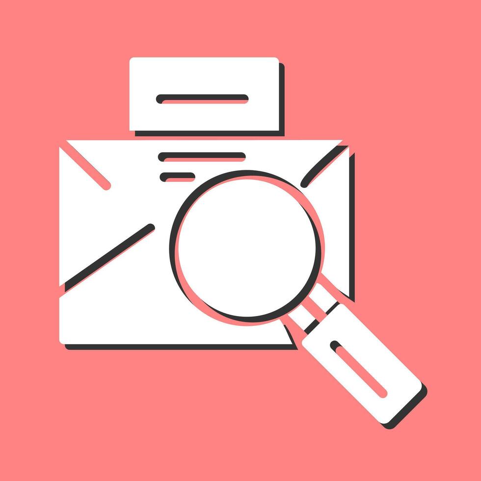 Magnifier Male Vector Icon