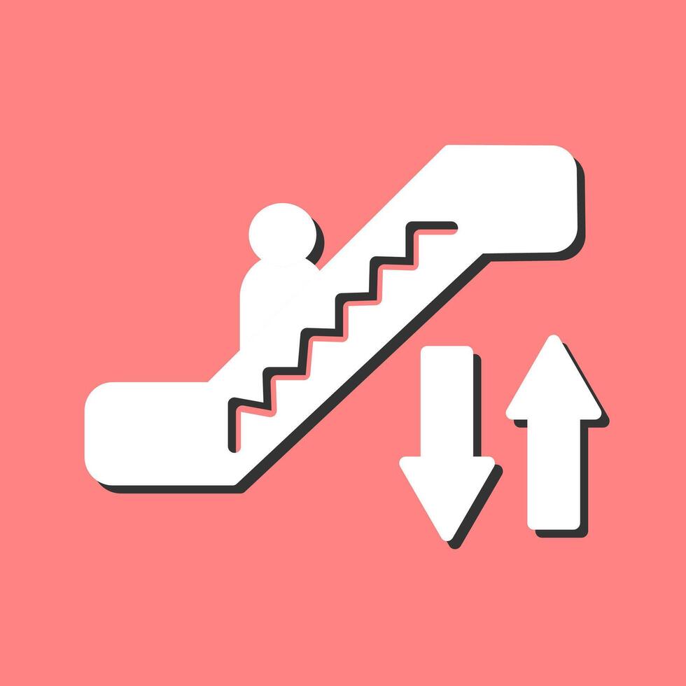 Escalator Vector Icon