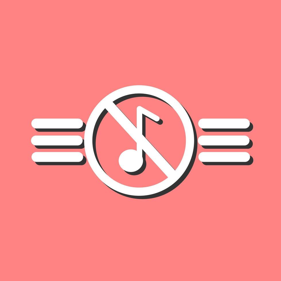 Music Disabled Vector Icon