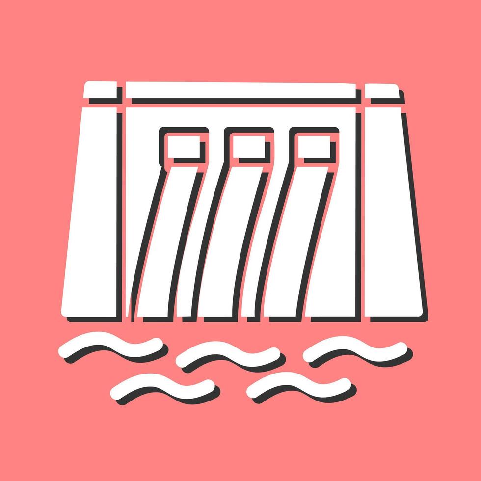Water Dam Vector Icon