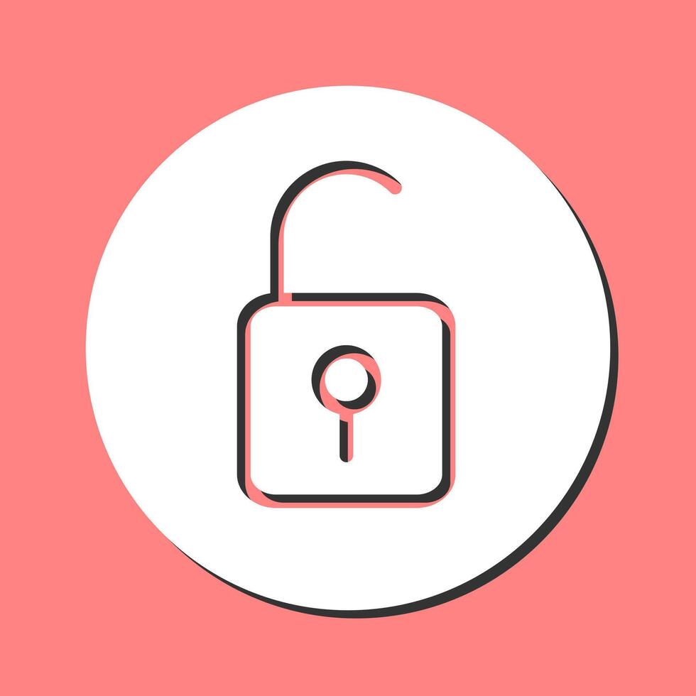 Open Lock II Vector Icon