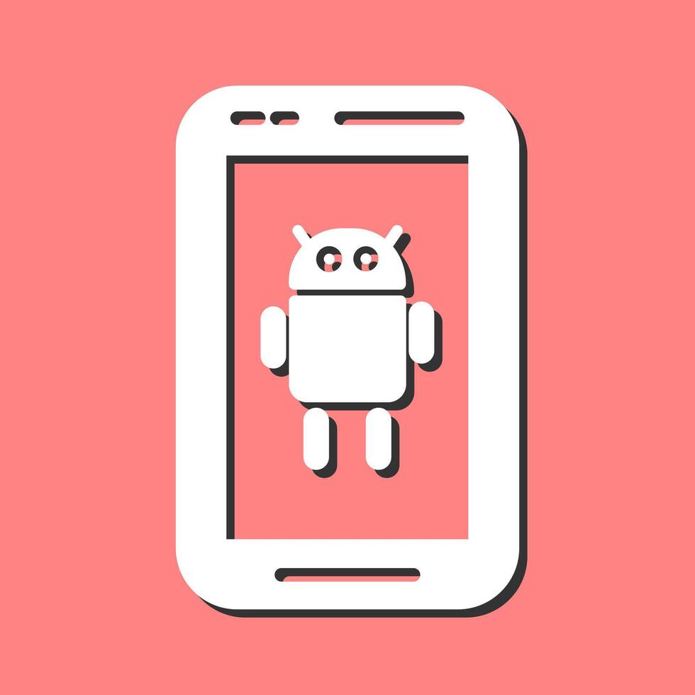 icono de vector de Android