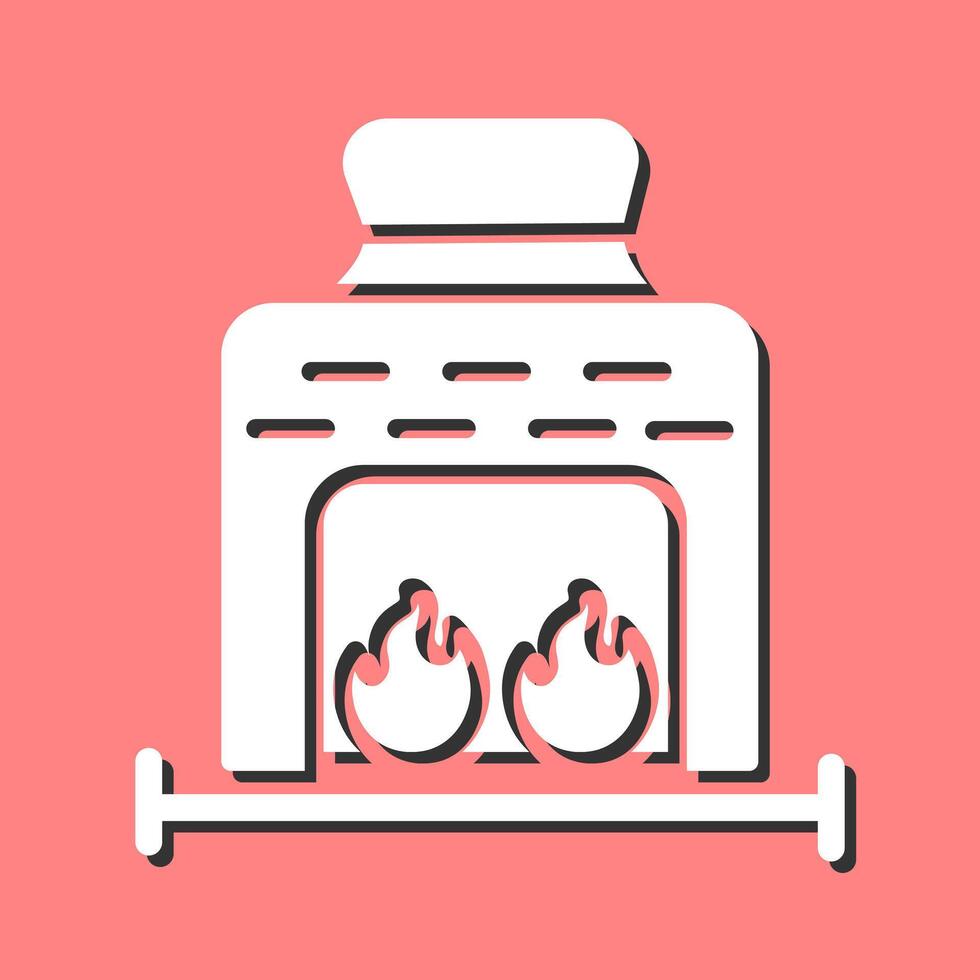 Coal Furnace Vector Icon