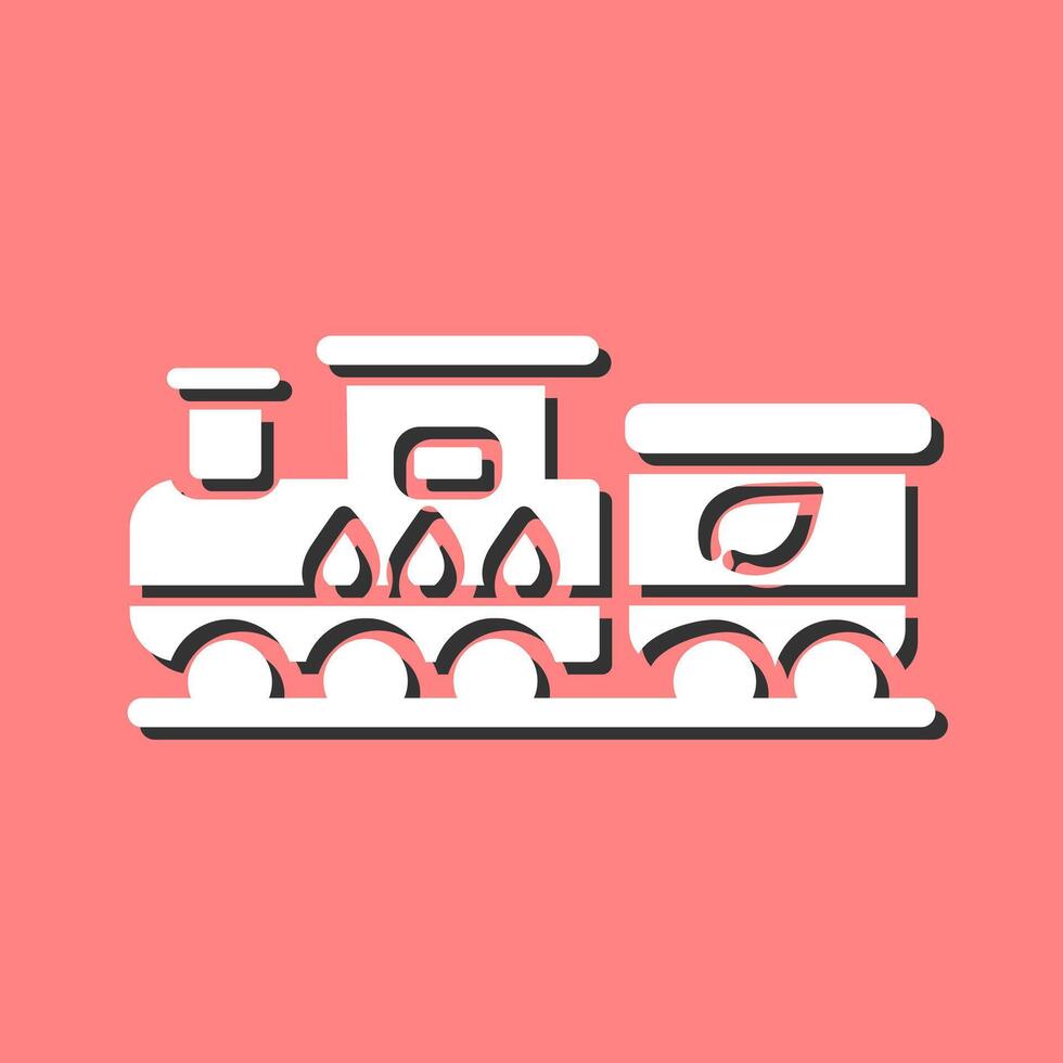 Ecology Train Vector Icon