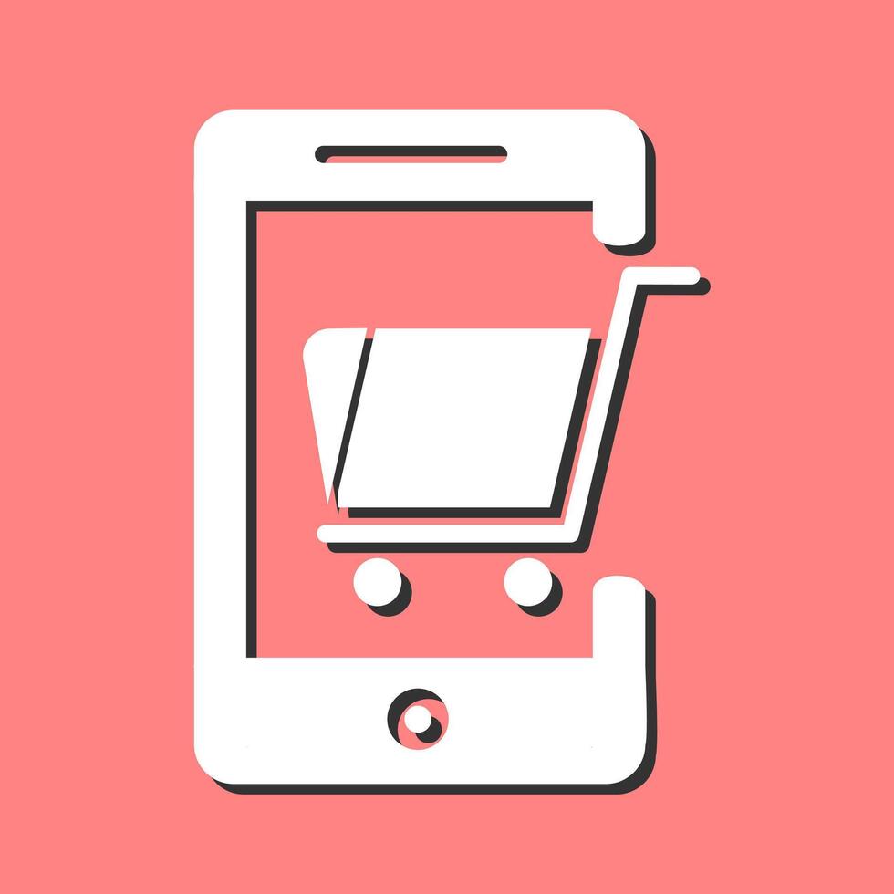 Mobile Shopping Vector Icon