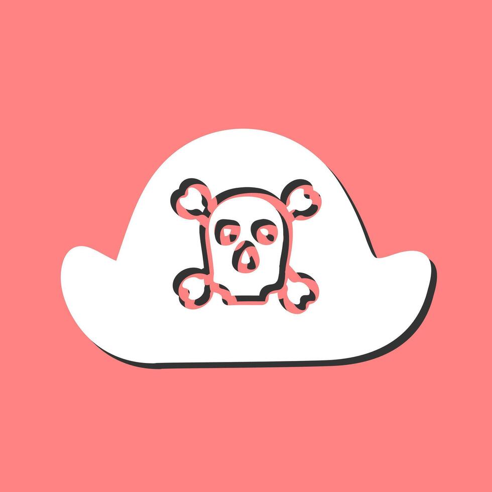 Pirate in Hat Vector Icon