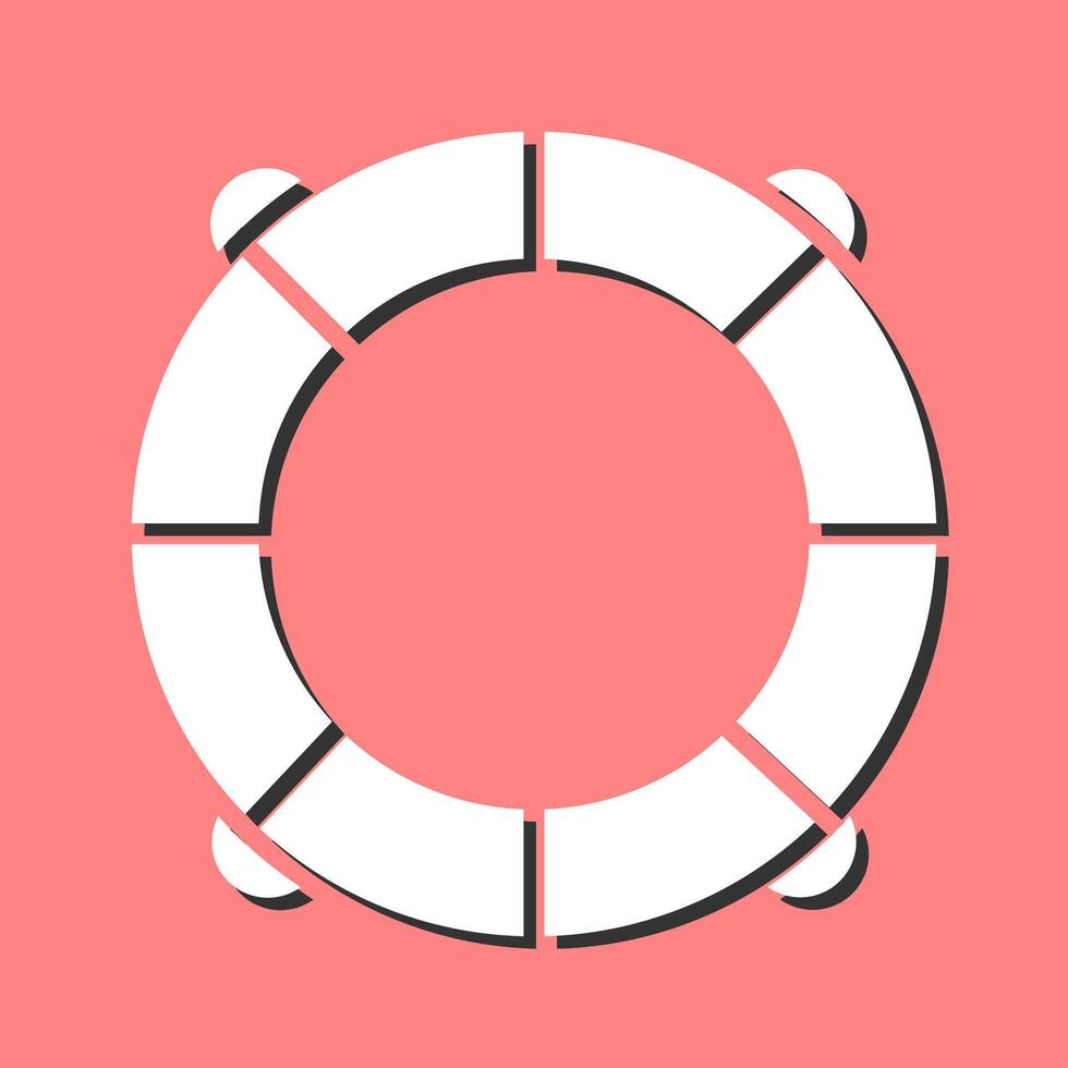 Life Saving Tube Vector Icon