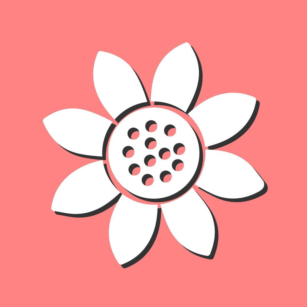 Sunflower Vector Icon