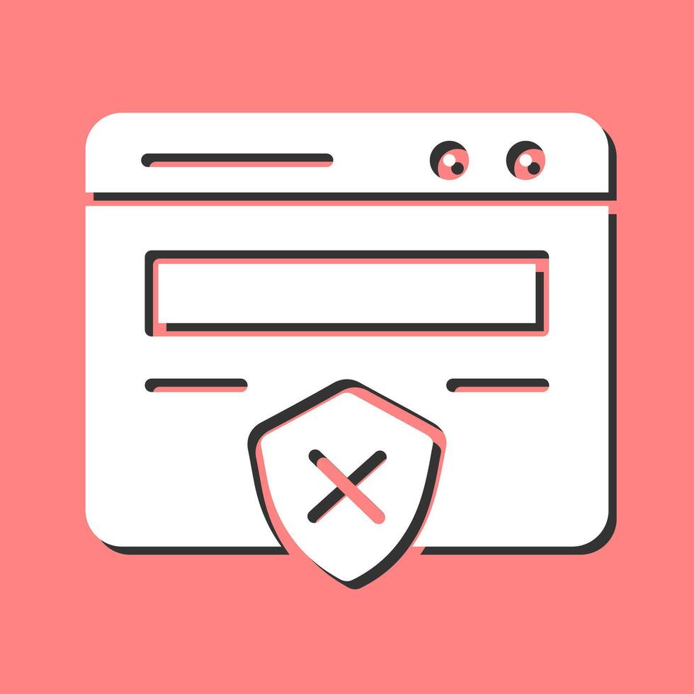 Unprotected Website Vector Icon