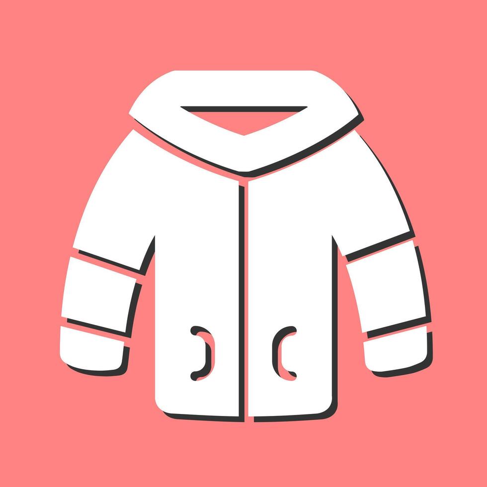 Winter Jacket Vector Icon