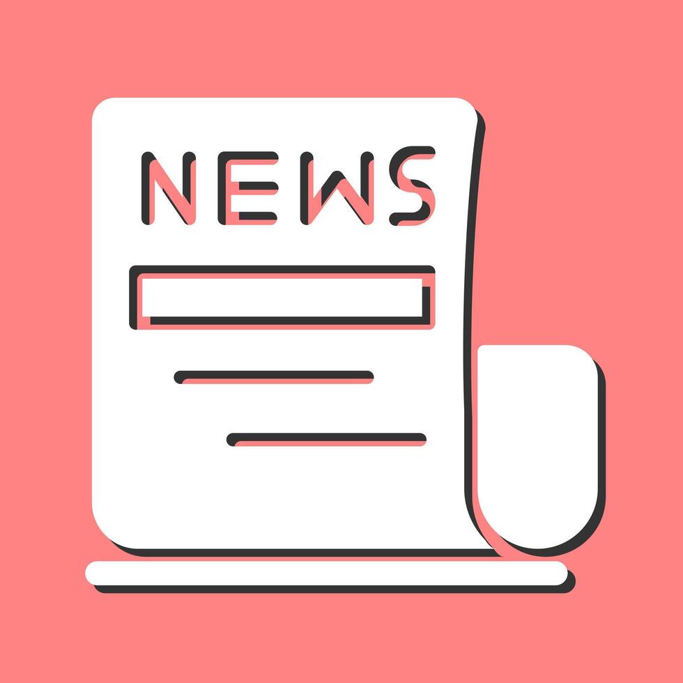 Newspaper Vector Icon