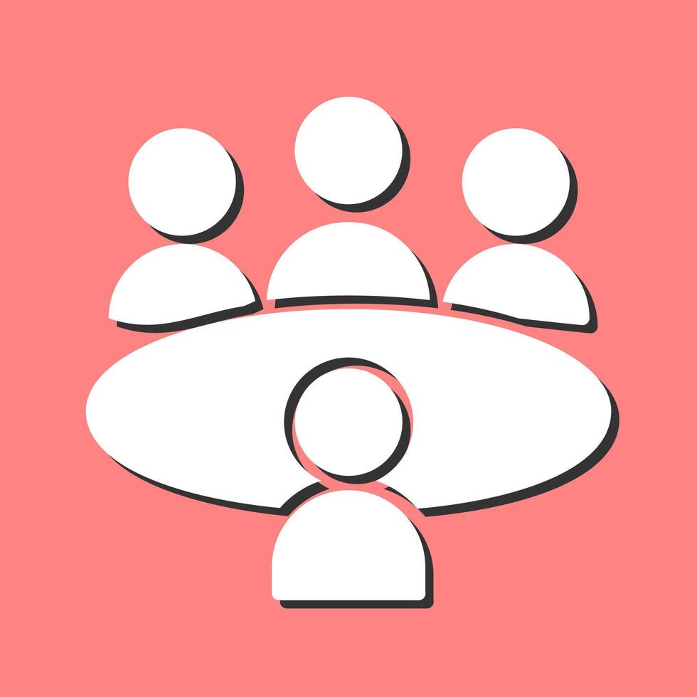 Conference Table Vector Icon
