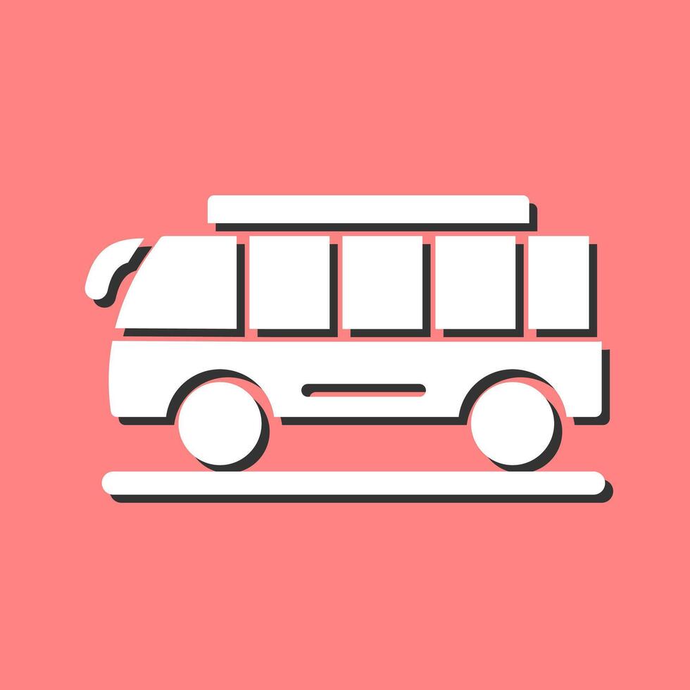 icono de vector de bus