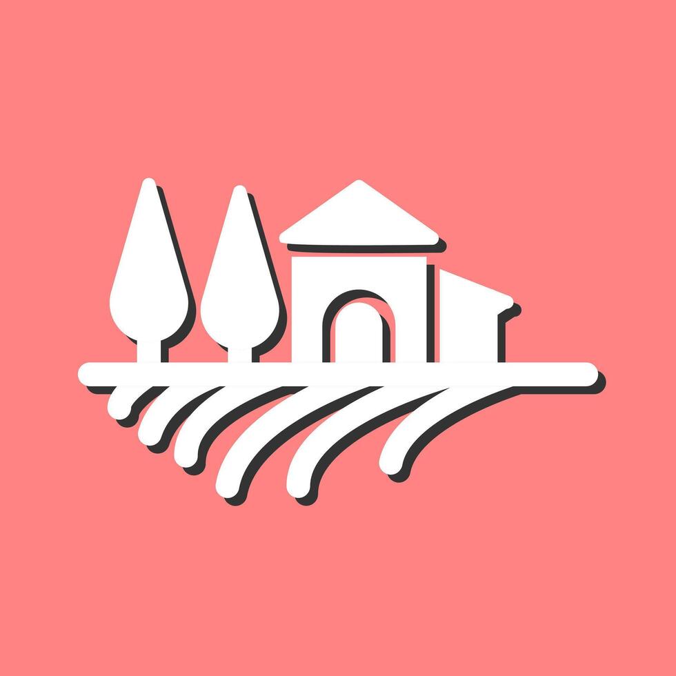 Farm House Vector Icon