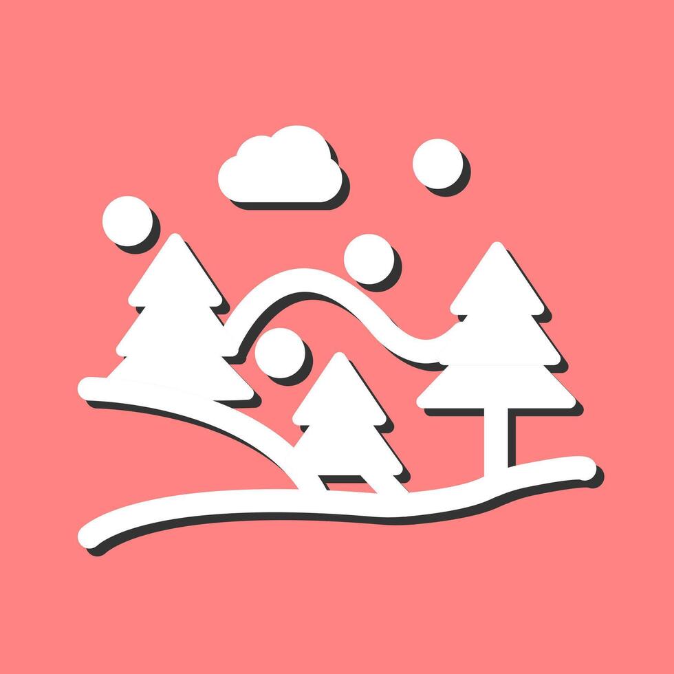 Snow Fall Vector Icon