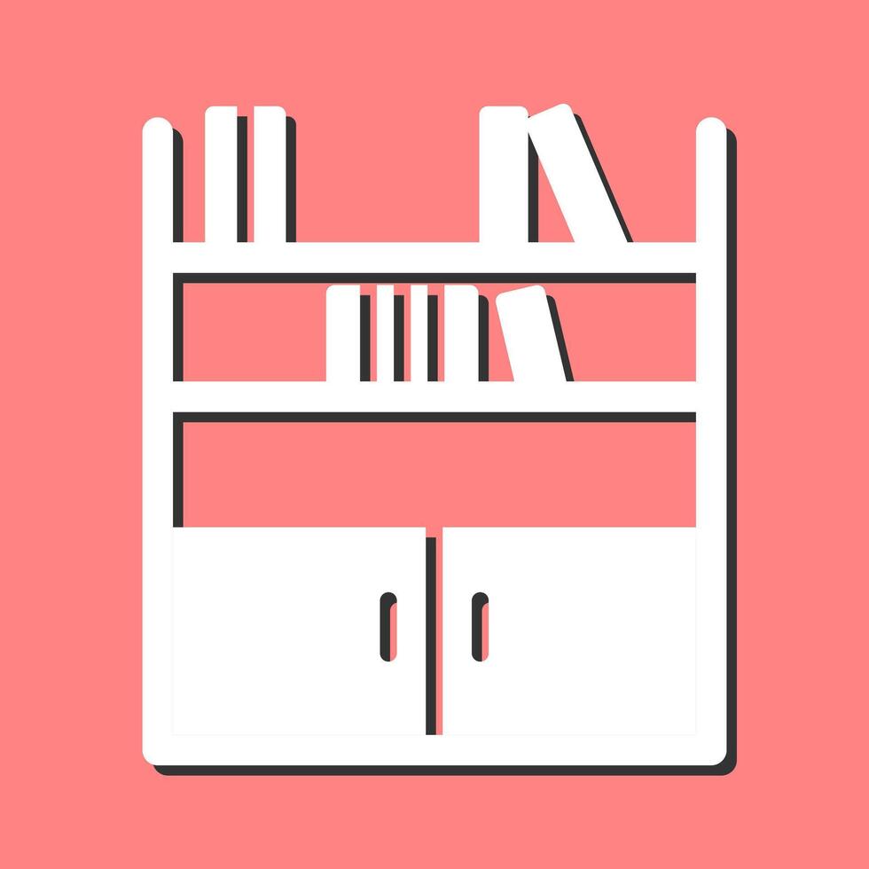 Book Shelf Vector Icon