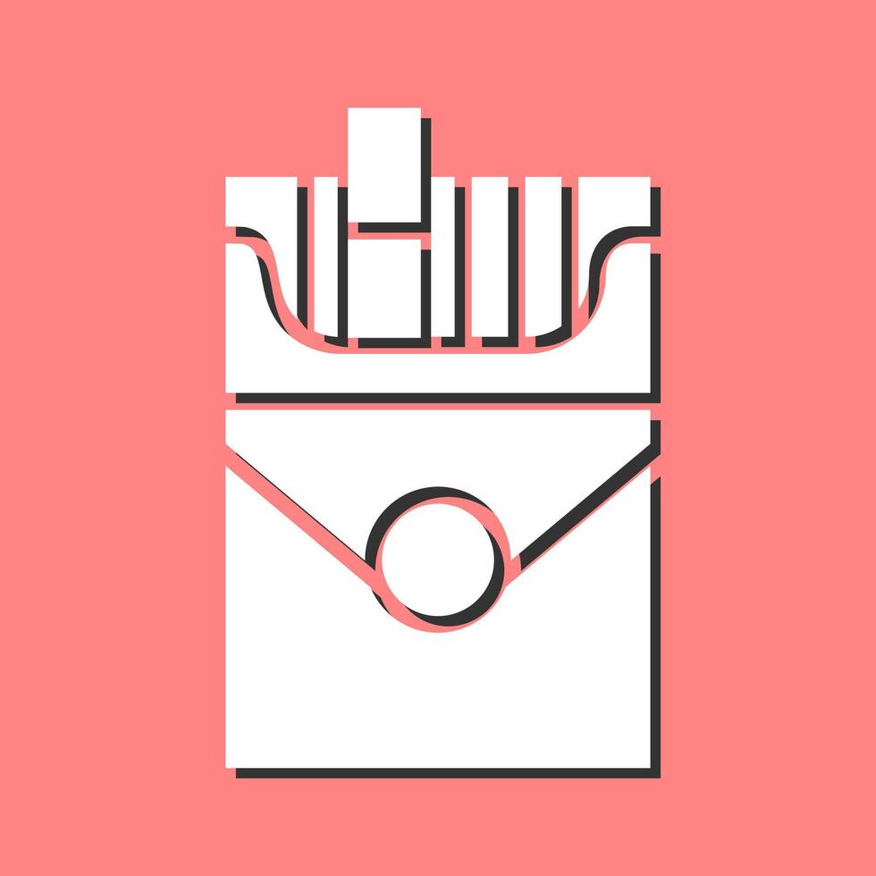 Cigarette Pack Vector Icon