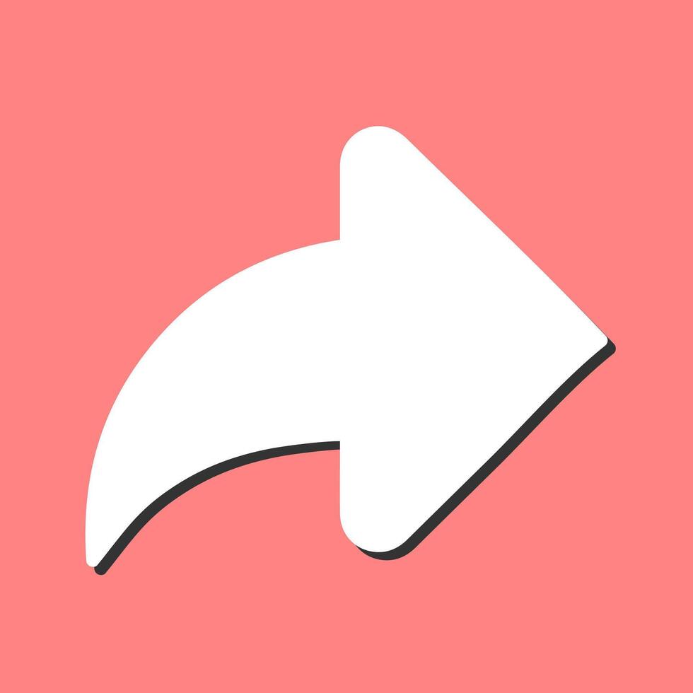 Right Back Arrow Vector Icon
