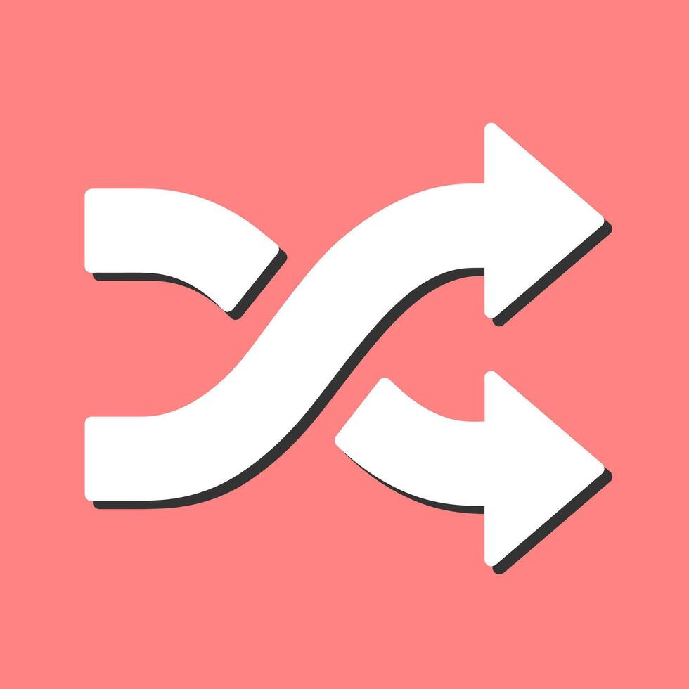 Shuffle Vector Icon