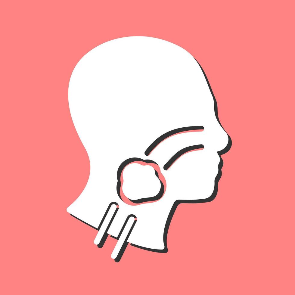 Throat Cancer Vector Icon