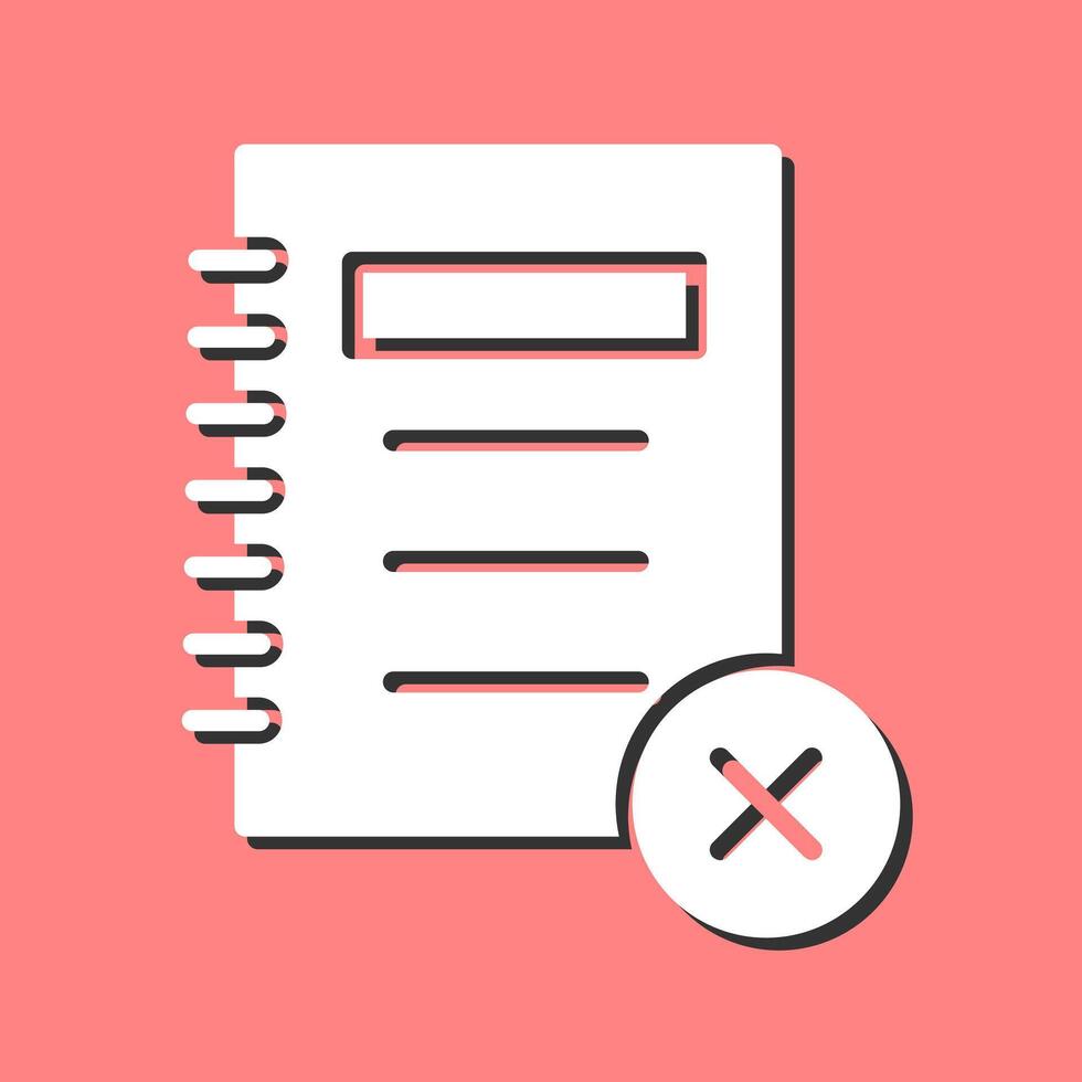 Unchecked Notes Vector Icon