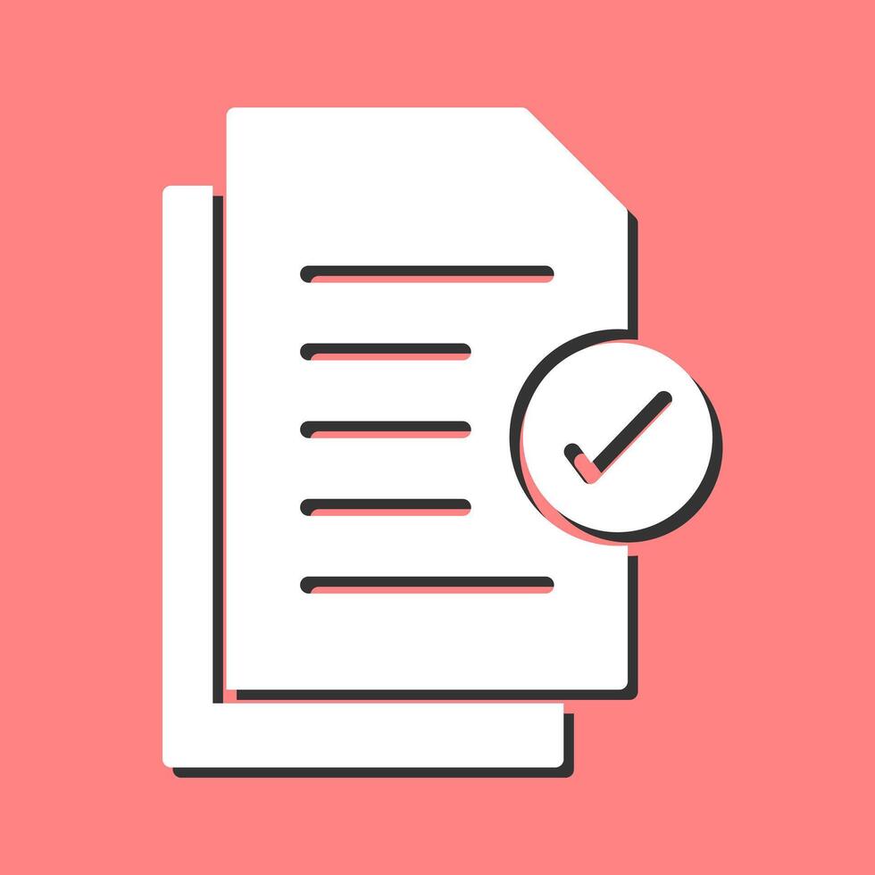 Report List Vector Icon