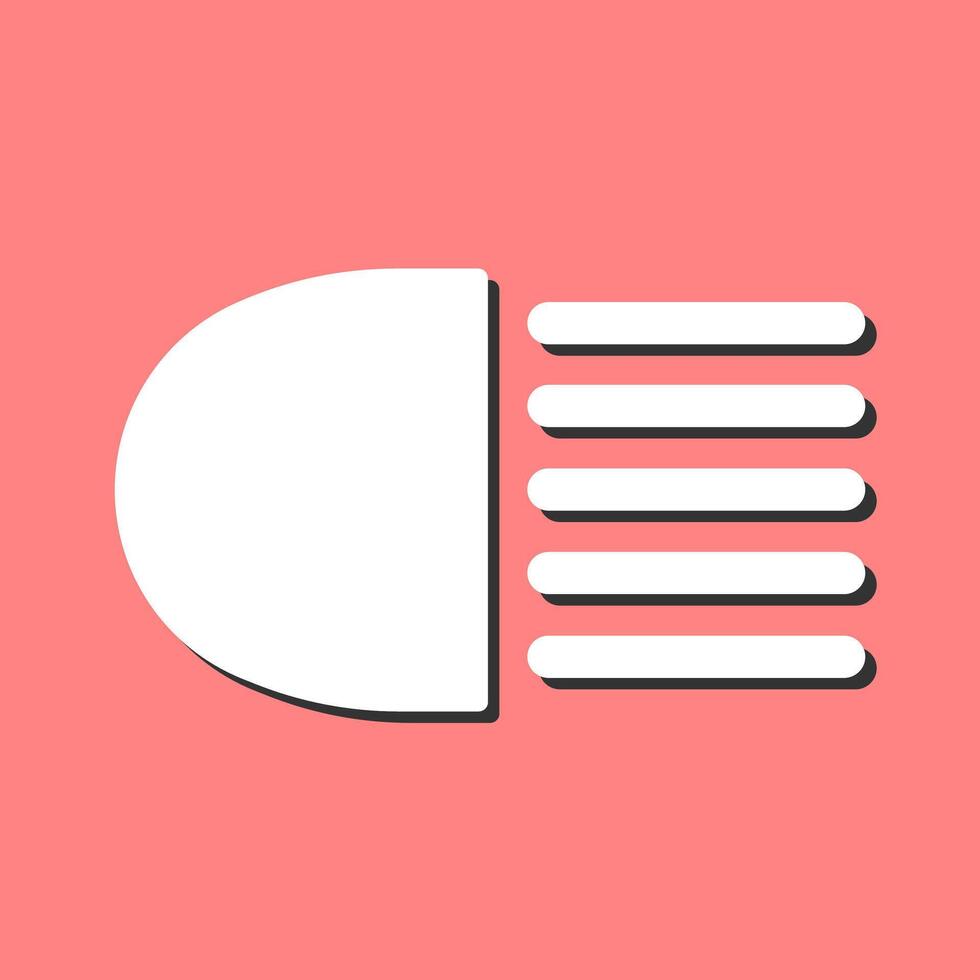 Headlight Vector Icon