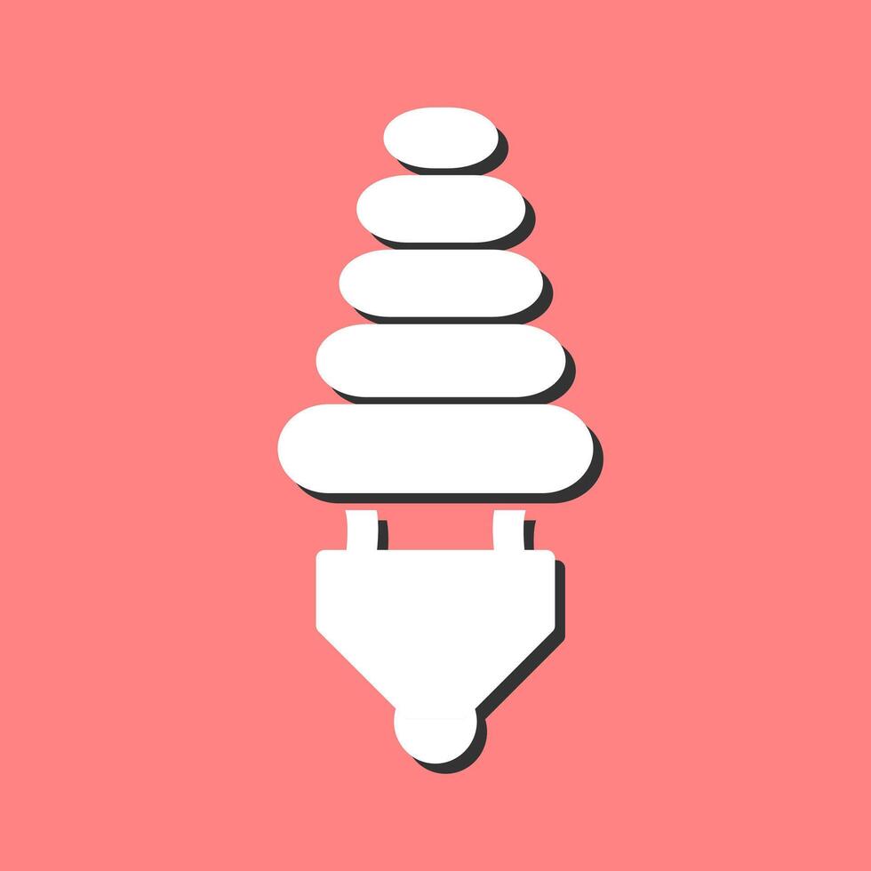 Energy Saver Bulb Vector Icon