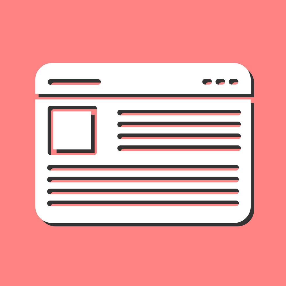 Blogging Services Vector Icon