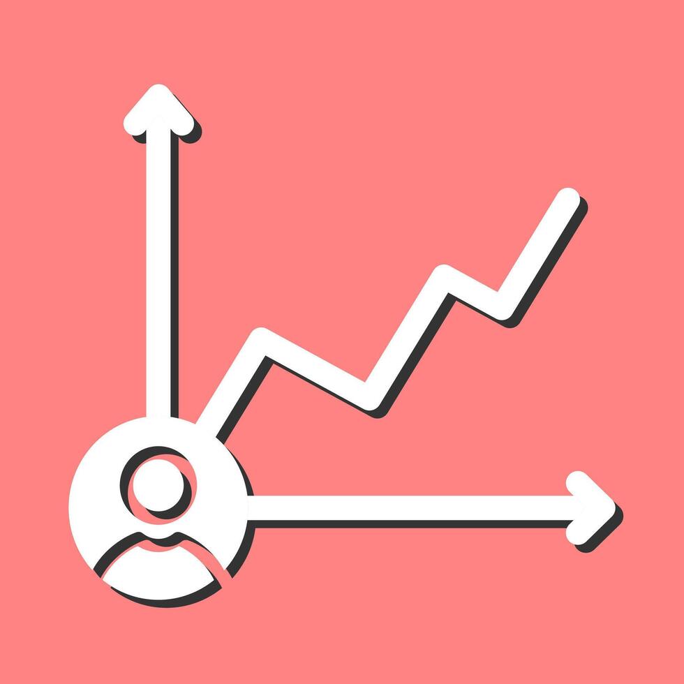 Candidate Graph Vector Icon