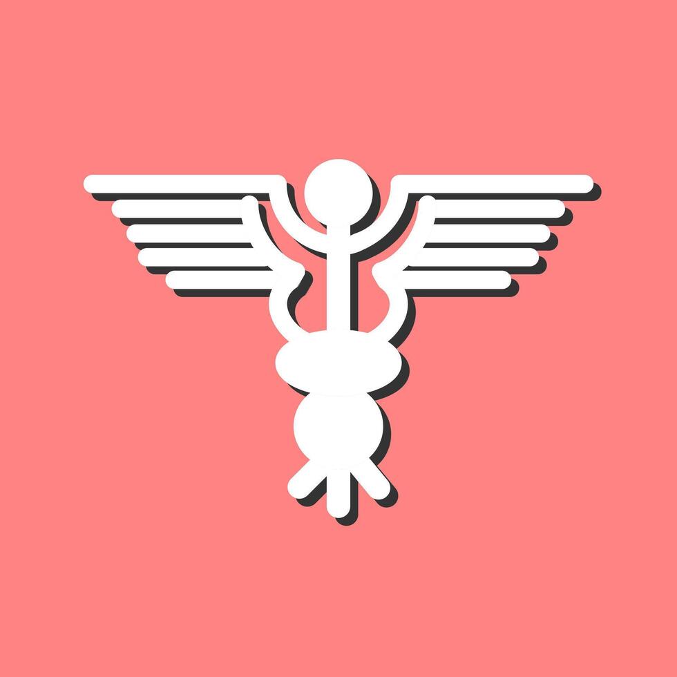 Caduceus Vector Icon
