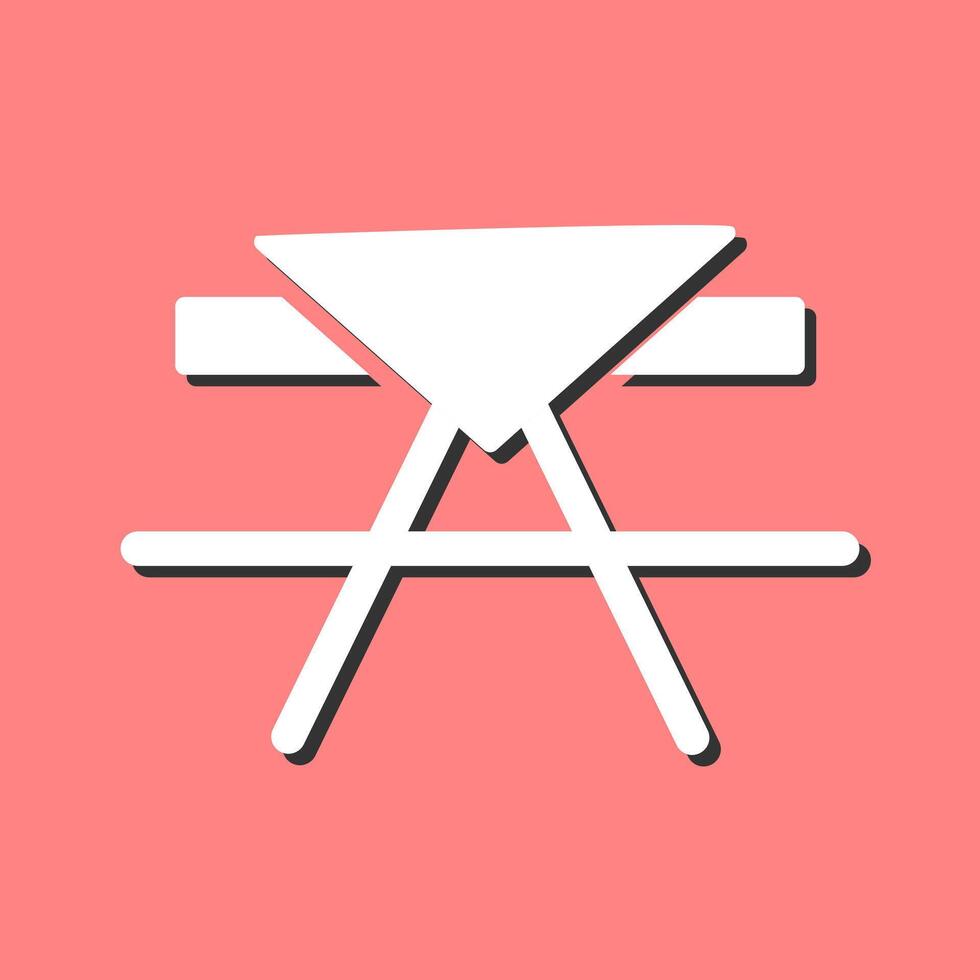 Picnic Table Vector Icon