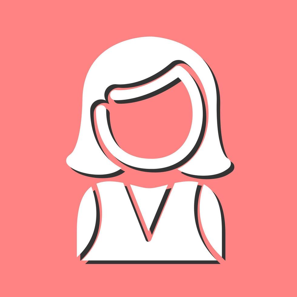 Elegant Lady Vector Icon