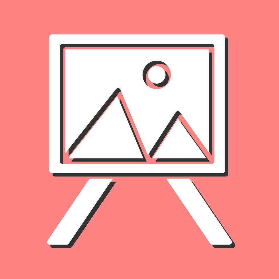 Painting of Canvass Vector Icon