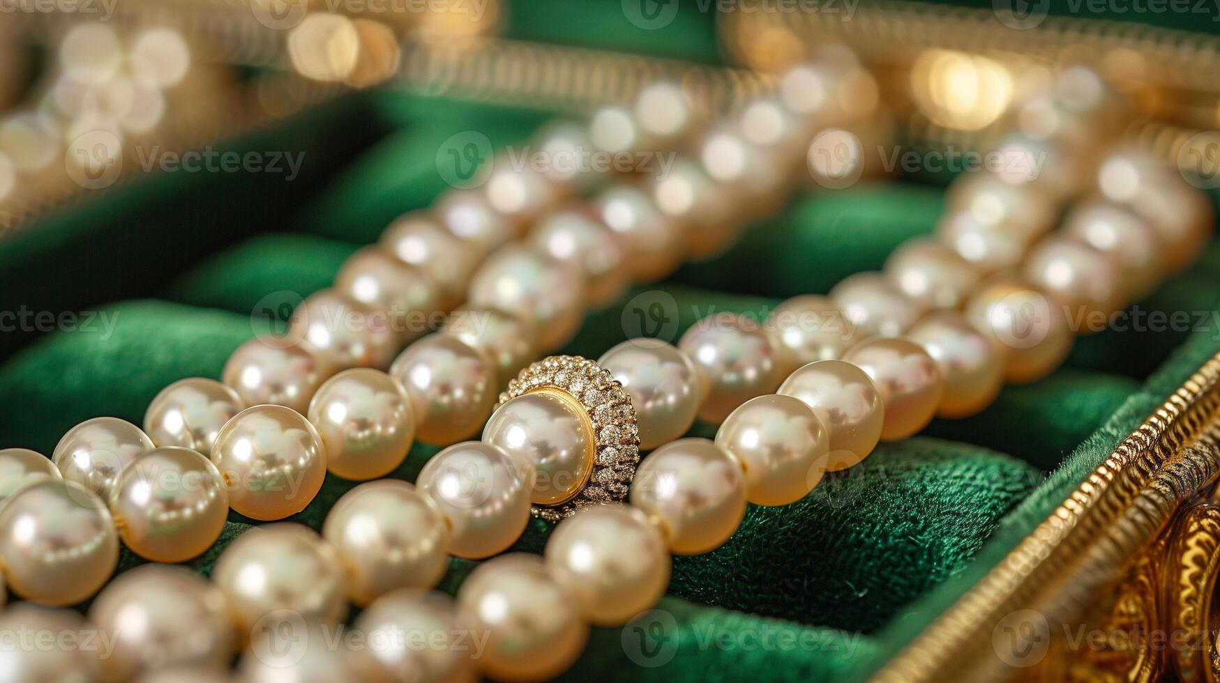 AI generated Pearl Pile Background photo