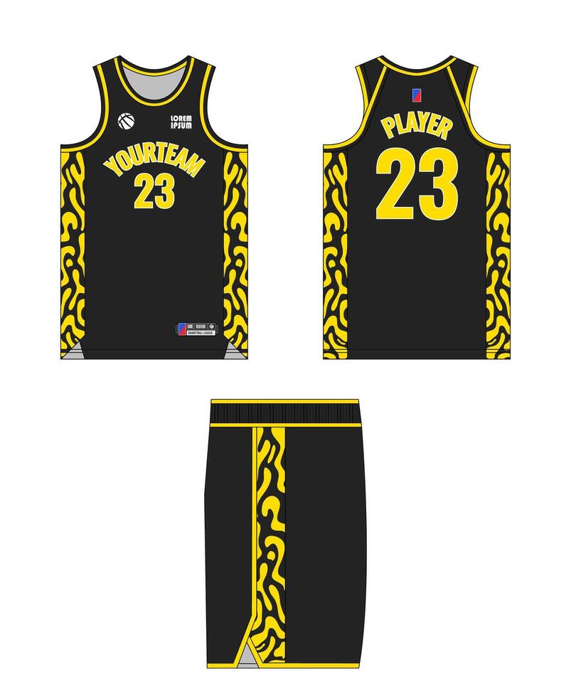 baloncesto jersey modelo diseño, baloncesto uniforme Bosquejo diseño, vector sublimación Deportes vestir diseño, jersey baloncesto ideas