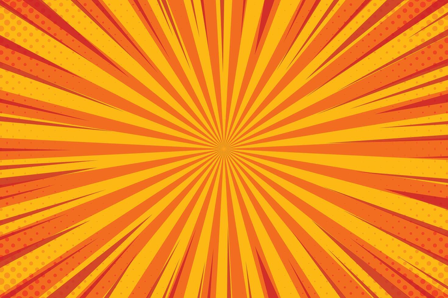 Vector Sunburst Pattern Background for Summer Banner