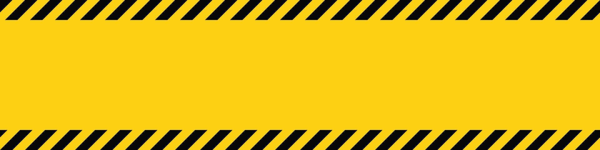 negro y amarillo precaución rayas cinta sin costura modelo textura antecedentes vector